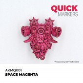 AK Interactive AKMQ001 SPACE MAGENTA - QUICK MARKER (Box 6 units)
