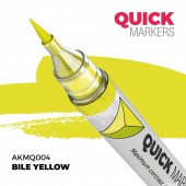 AK Interactive AKMQ004 BILE YELLOW - QUICK MARKER (Box 6 units)