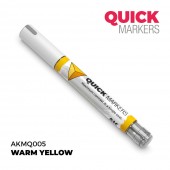 AK Interactive AKMQ005 WARM YELLOW - QUICK MARKER (Box 6 units)