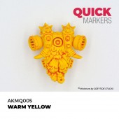 AK Interactive AKMQ005 WARM YELLOW - QUICK MARKER (Box 6 units)