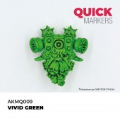 AK Interactive AKMQ009 VIVID GREEN - QUICK MARKER (Box 6 units)