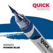 AK Interactive AKMQ012 POWER BLUE - QUICK MARKER (Box 6 units)