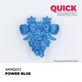 AK Interactive AKMQ012 POWER BLUE - QUICK MARKER (Box 6 units)