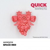 AK Interactive AKMQ016 SPACE RED - QUICK MARKER (Box 6 units)
