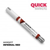 AK Interactive AKMQ017 INFERNAL RED - QUICK MARKER (Box 6 units)