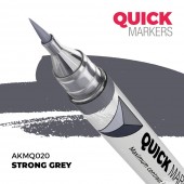 AK Interactive AKMQ020 STRONG GREY - QUICK MARKER (Box 6 units)