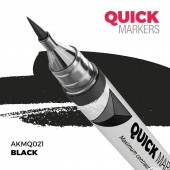 AK Interactive AKMQ021 BLACK - QUICK MARKER (Box 6 units)