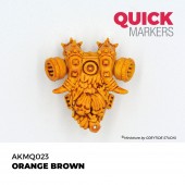 AK Interactive AKMQ023 ORANGE BROWN - QUICK MARKER (Box 6 units)