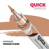 AK Interactive AKMQ026 HUMAN FLESH - QUICK MARKER (Box 6 units)