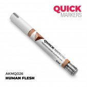 AK Interactive AKMQ026 HUMAN FLESH - QUICK MARKER (Box 6 units)