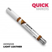 AK Interactive AKMQ028 LIGHT LEATHER - QUICK MARKER (Box 6 units)