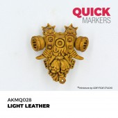 AK Interactive AKMQ028 LIGHT LEATHER - QUICK MARKER (Box 6 units)