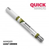 AK Interactive AKMQ031 LEAF GREEN - QUICK MARKER (Box 6 units)