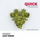 AK Interactive AKMQ031 LEAF GREEN - QUICK MARKER (Box 6 units)