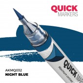 AK Interactive AKMQ032 NIGHT BLUE - QUICK MARKER (Box 6 units)