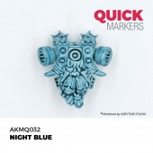 AK Interactive AKMQ032 NIGHT BLUE - QUICK MARKER (Box 6 units)