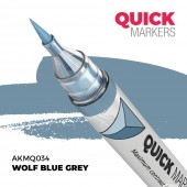AK Interactive AKMQ034 WOLF BLUE GREY - QUICK MARKER (Box 6 units)