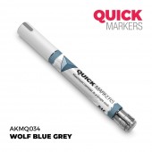 AK Interactive AKMQ034 WOLF BLUE GREY - QUICK MARKER (Box 6 units)