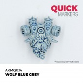 AK Interactive AKMQ034 WOLF BLUE GREY - QUICK MARKER (Box 6 units)