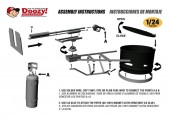 AK Interactive DZ032 UNIVERSAL STEEL DRUM HATCH WITH FLAMETHROWER MOUNT