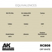 AK Interactive RC808 Off White 17 ml.