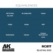 AK Interactive RC817 Blue RAL 5001 17 ml.