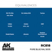AK Interactive RC818 Pure Blue RAL 5005 17 ml.