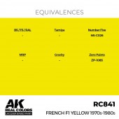AK Interactive RC841 French F1 Yellow 1970s-1980s 17ml.