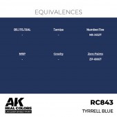 AK Interactive RC843 Tyrrell Blue 17 ml.