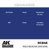 AK Interactive RC846 Rally Blue 02C 2001-2006 17ml.