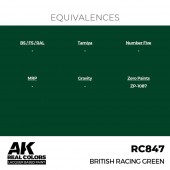 AK Interactive RC847 British Racing Green 17 ml.