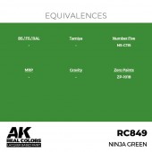 AK Interactive RC849 Ninja Green 17 ml.