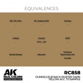 AK Interactive RC858 Dunkelgelb Nach Muster-Dark Yellow acc. to Sample