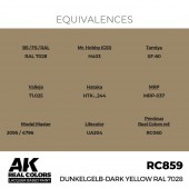 AK Interactive RC859 Dunkelgelb-Dark Yellow RAL 7028 17 ml.