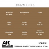 AK Interactive RC861 Gelbbraun-Yellow Brown RAL 8000 17 ml.