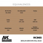 AK Interactive RC865 Braun-Brown RAL 8020 17 ml.