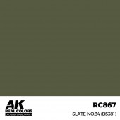 AK Interactive RC867 Slate No.34 (BS381) 17 ml.