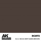 AK Interactive RC873 S.C.C. No.1A Very Dark Brown 17 ml.