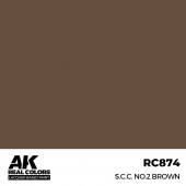 AK Interactive RC874 S.C.C. No.2 Brown 17 ml.