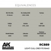 AK Interactive RC889 Light Gull Grey FS 16440 17 ml.