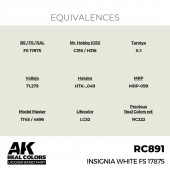 AK Interactive RC891 Insignia White FS 17875 17 ml.