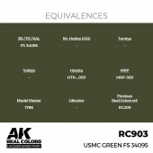 AK Interactive RC903 USMC Green FS 34095 17 ml.