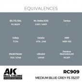 AK Interactive RC909 Medium Blue Grey FS 35237 17 ml.