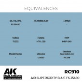 AK Interactive RC910 Air Superiority Blue FS 35450 17 ml.