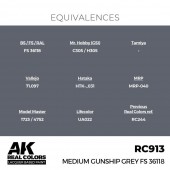 AK Interactive RC913 Medium Gunship Grey FS 36118 17 ml.