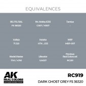 AK Interactive RC919 Dark Ghost Grey FS 36320 17 ml.