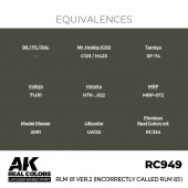 AK Interactive RC949 RLM 81 Ver.2 (incorrectly called RLM 83) 17 ml.
