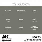 AK Interactive RC974 AMT-1 Light Brown 17 ml.