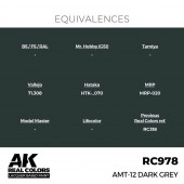 AK Interactive RC978 AMT-12 Dark Grey 17 ml.