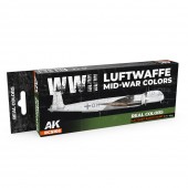 AK Interactive RCS102 WWII Luftwaffe Mid-War Colors SET